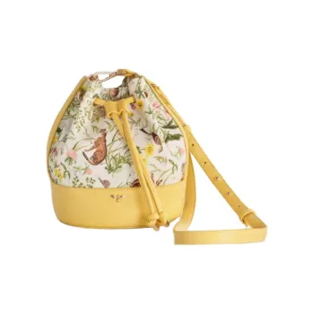 Fable Cotton Bucket Bags Shoulder Bags Medium Size Women's Pasture Tales/Life Tree