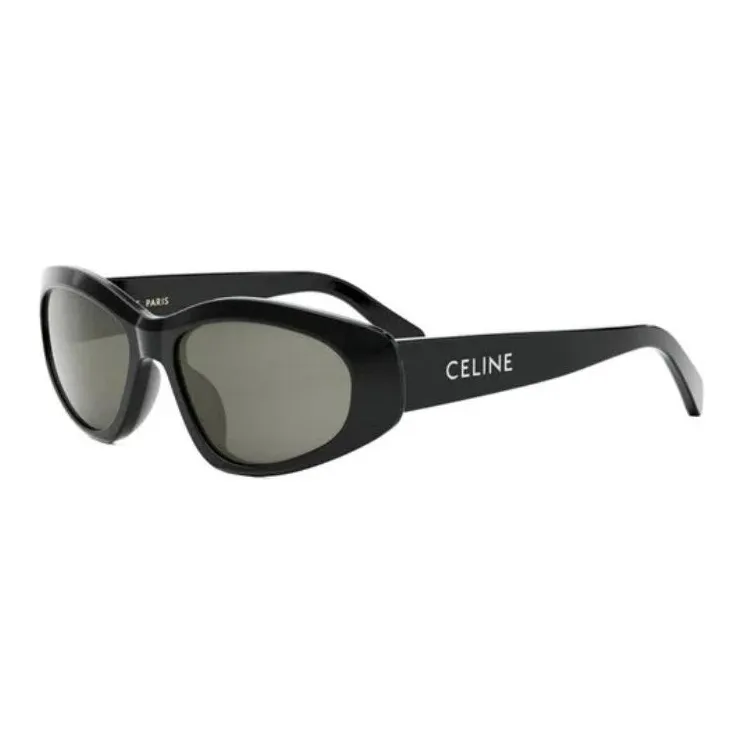 CELINE Cat Eye Sunglasses Men's Black-1