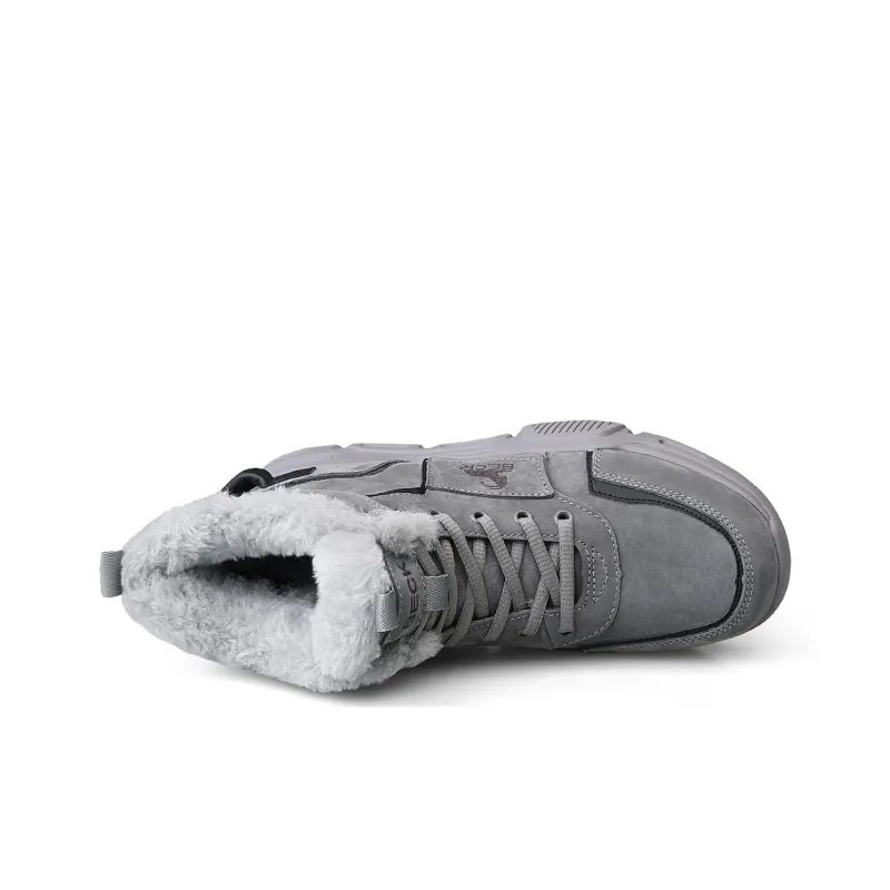 BECK Snow Boots Men Gray, Sand-3