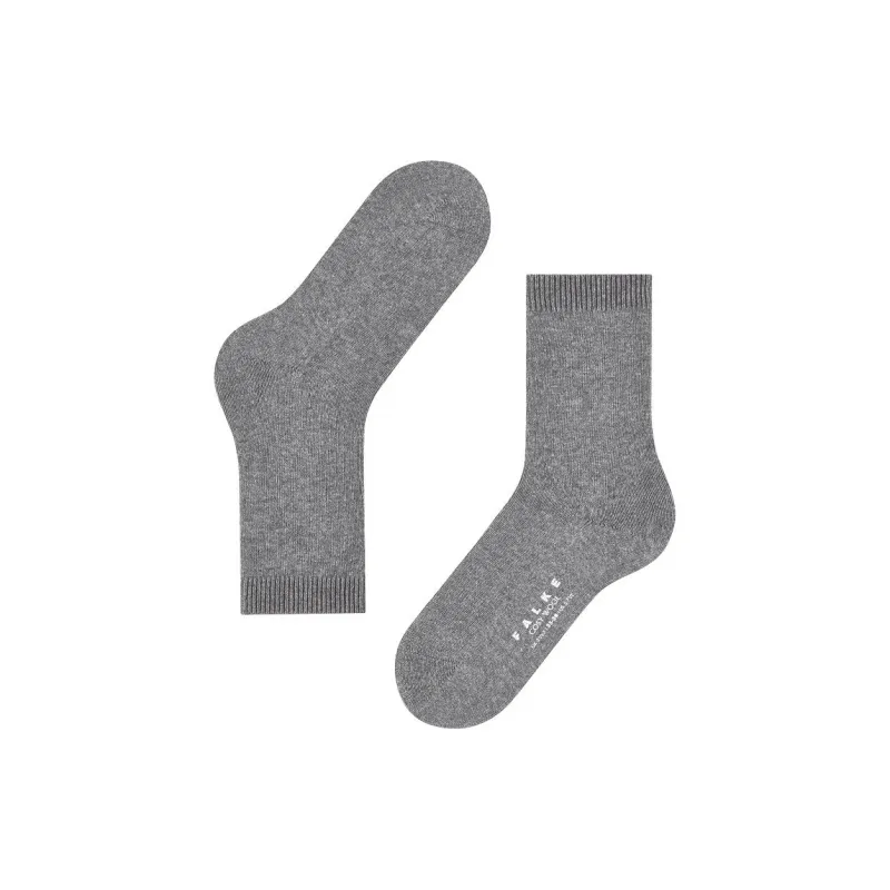 FALKE Mid-Calf Socks Women's Gray-1