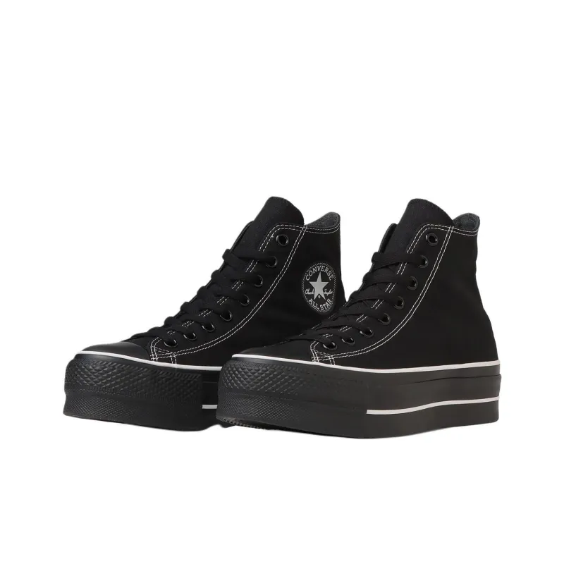 Converse All Star Anti Slip Wear Resistant High Top Canvas Shoes Unisex Black-3