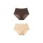 [2 Pack]Chestnut Brown+Khaki Apricot