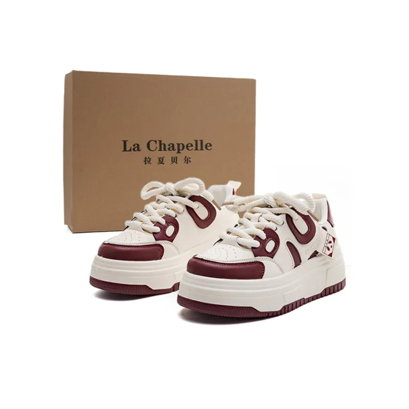 La Chapelle Wear resistant And Lightweight Low Top Skateboard Shoes Women's-0