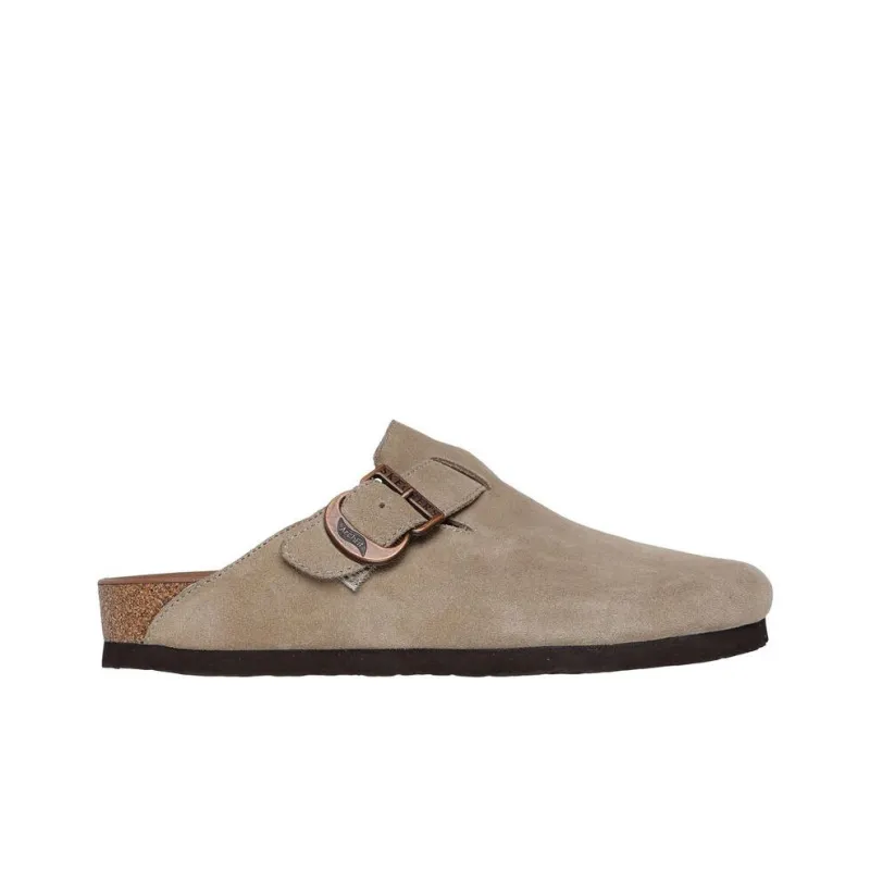 Skechers ARCH FIT GRANOLA Abrasion-Resistant Slip-Resistant Wrap-toe Slippers Women's Taupe-1