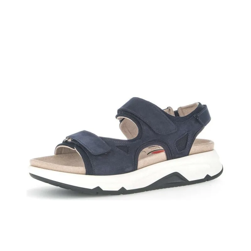 Gabor Rollingsoft Beach Sandals Women's Blue-2