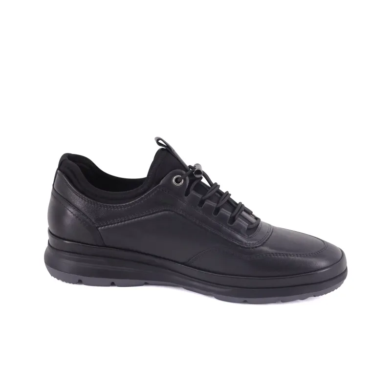 TRANOI Thermal Coverage Low Top Casual Shoes Men's Black-2