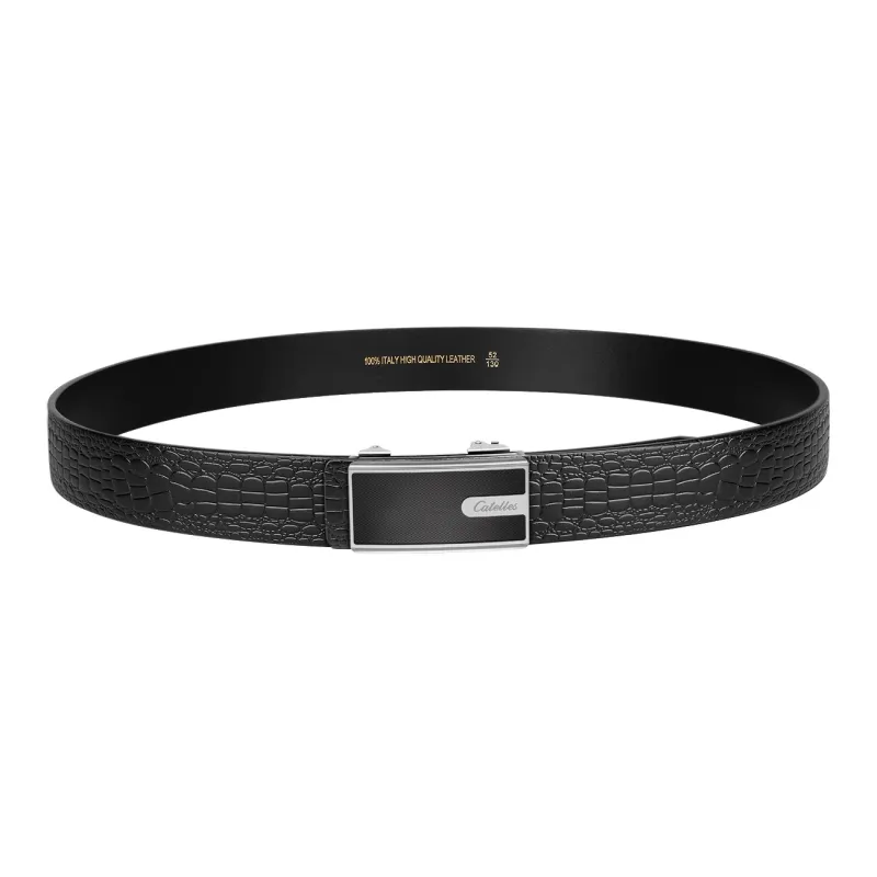 CATELLES Top Grain Cow Leather Leather Belts Men's Width 3.4cm-3
