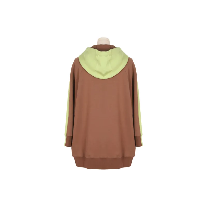 E.BECKY Sweatshirt Women's Moss Green-1