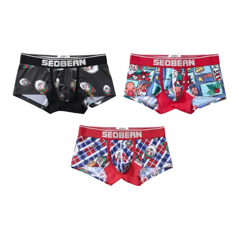 SEOBEAN Underpants Men's 3 Pack-6