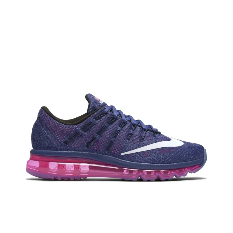 Nike Air Max 2016 Anti Slip Wear Resistant Low Top Casual Running Shoes Women's Blue Purple-1