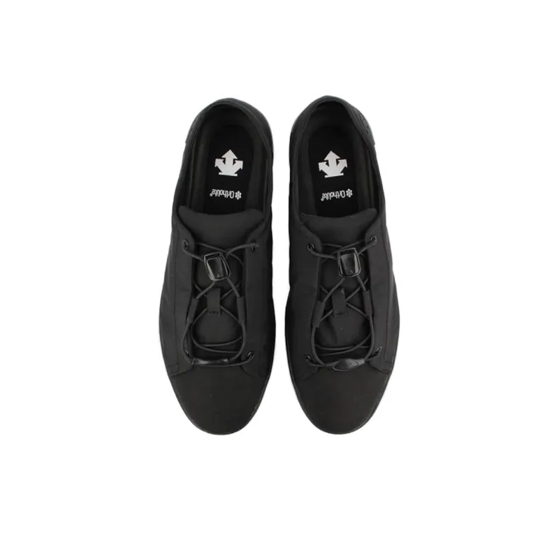 DESCENTE Waterproof And Wear resistant Low Top Skateboard Shoes Unisex Black-3