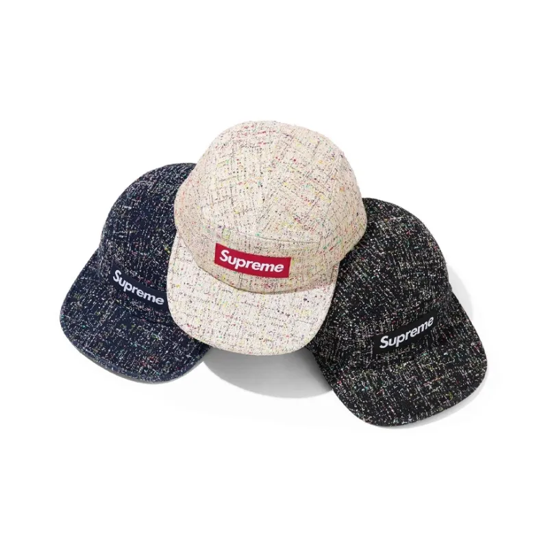 Supreme Denim Boucle Camp Cap-0