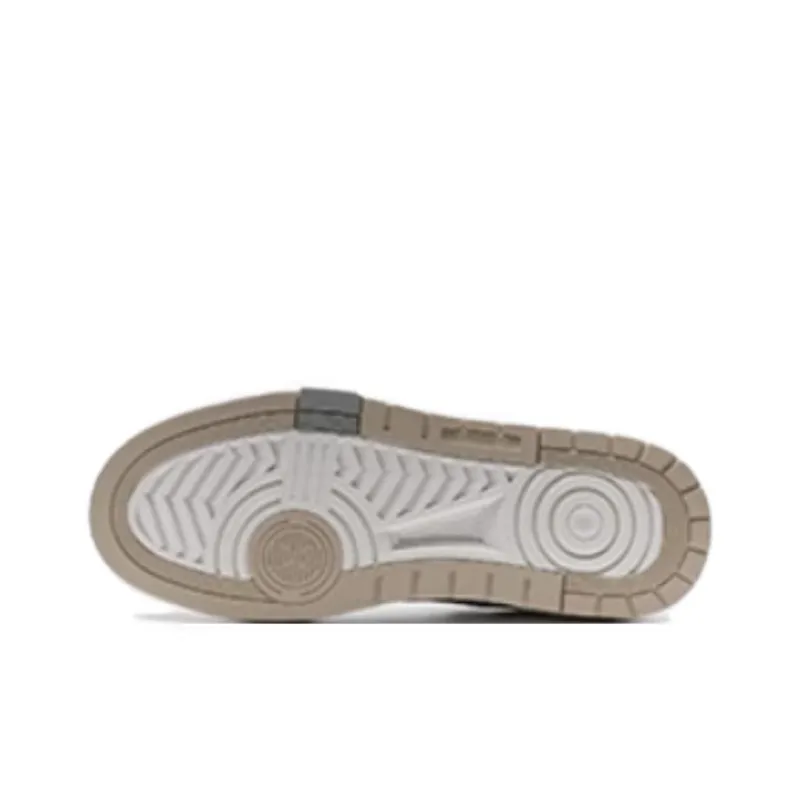 XTEP Tianji IV Slip Resistant Low Top Skateboard Shoes Men's Gray White-3