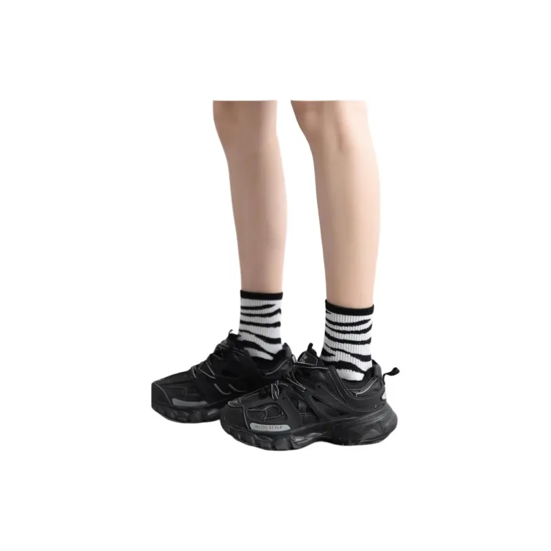 MIIOW Mid Calf Socks Women's 4 Pack-4