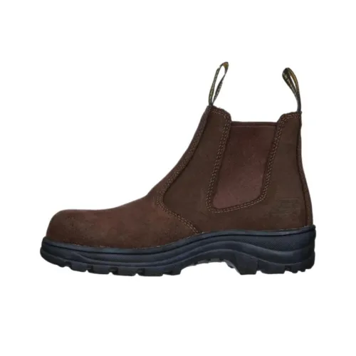 Skechers Work Short Chelsea Heel boots Women's Brown