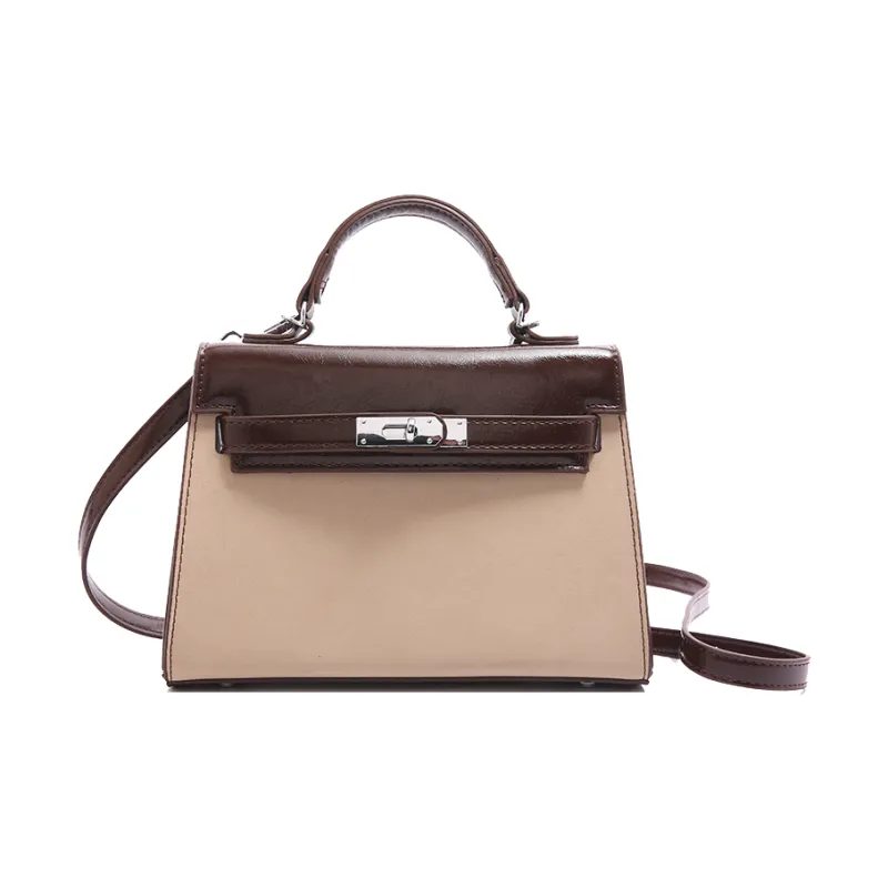 Yalu PU Handbag Regular Women's Black/Khaki/Green/Brown-4