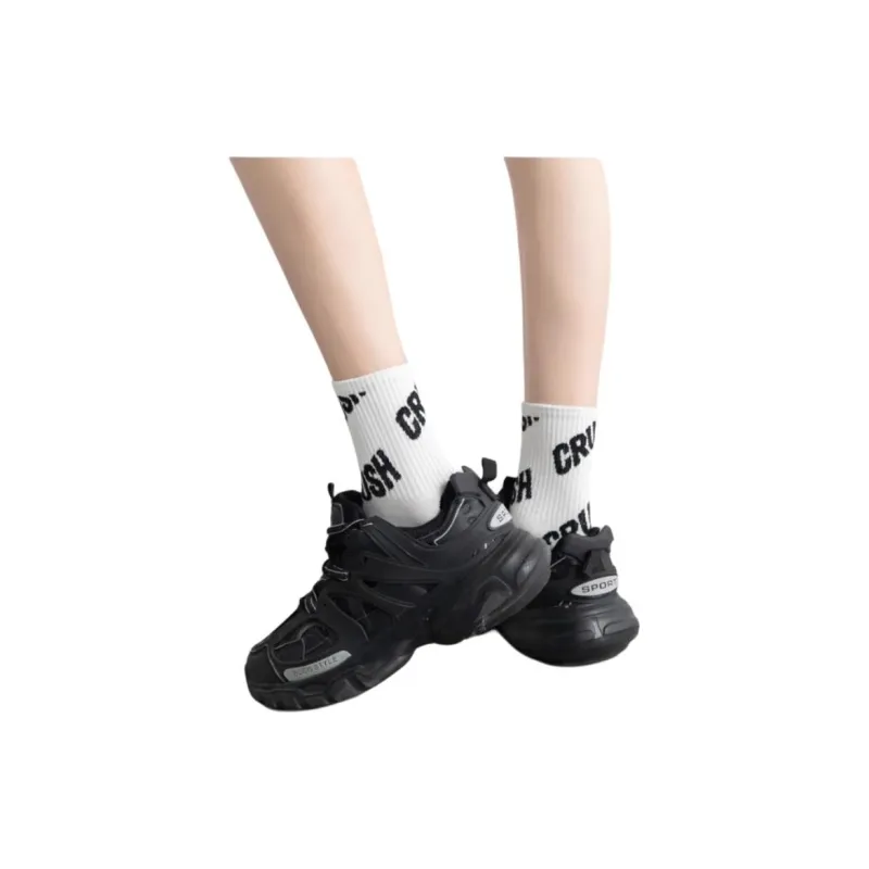 MIIOW Mid Calf Socks Women's 4 Pack-1