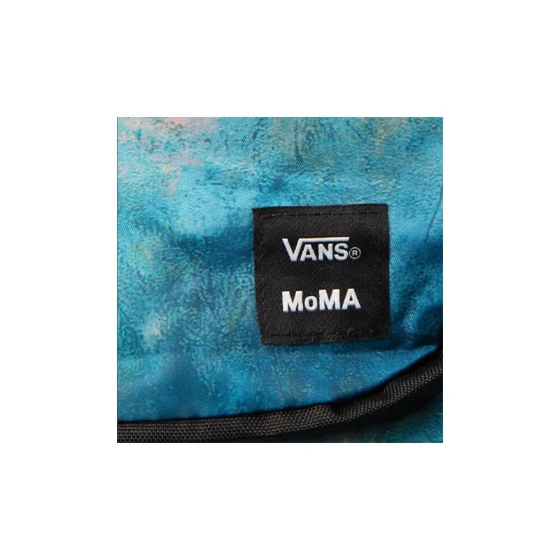 Vans × MoMA Monet Collaboration Polyester Backpack Regular Unisex Blue-5