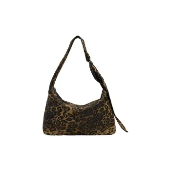 URBAN REVIVO Fabric Crossbody Bag Tubas Women's Coffee Brown