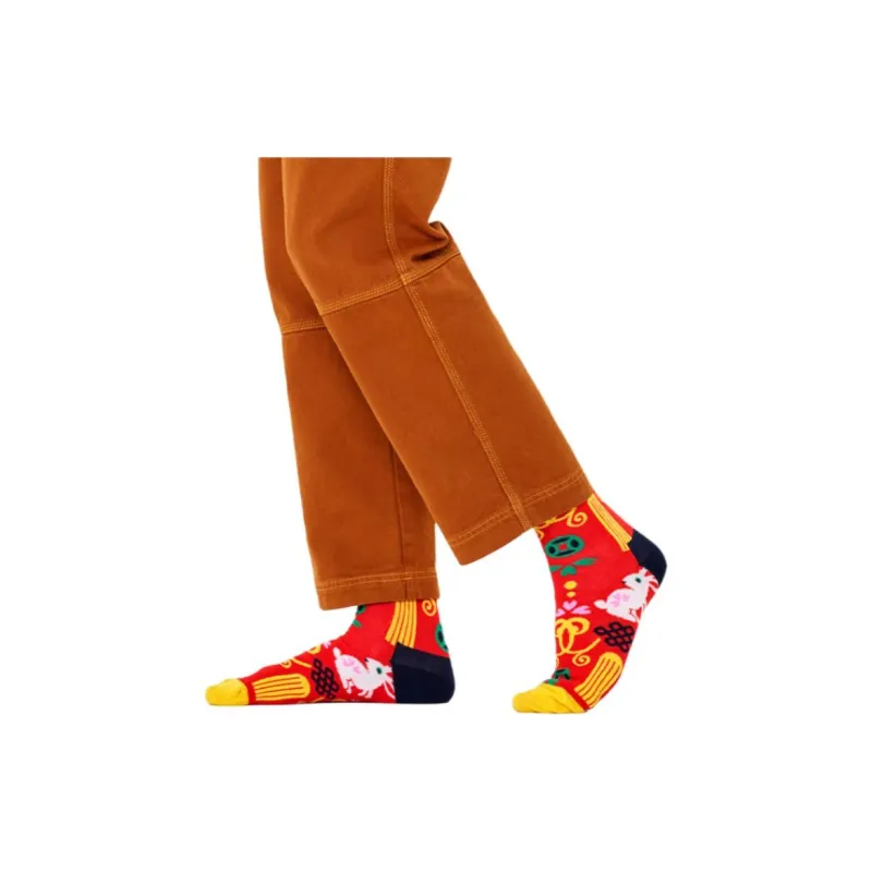 Happy Socks Mid Calf Socks Women's 1 Pack Red-2