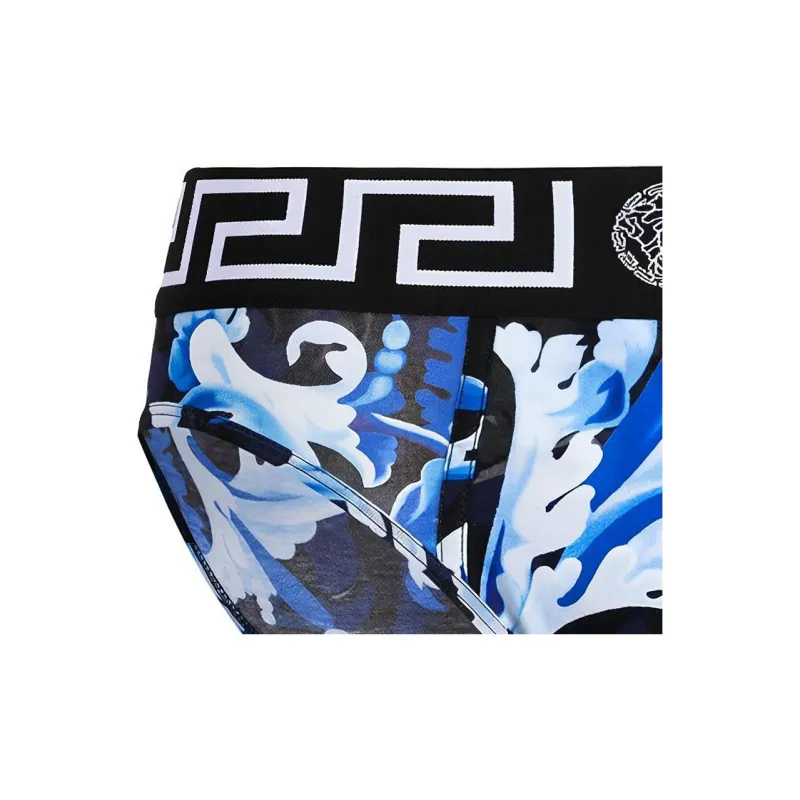 VERSACE Swimming Shorts Men Blue-2