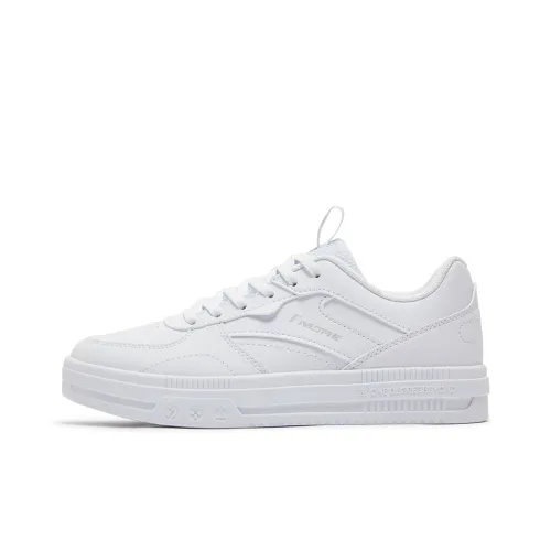 361° Air Force One Water-Resistant Lightweight Low-Top Skateboard Shoes Women's White