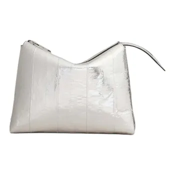 KHAITE Eel Skin Clutch Women's Silver
