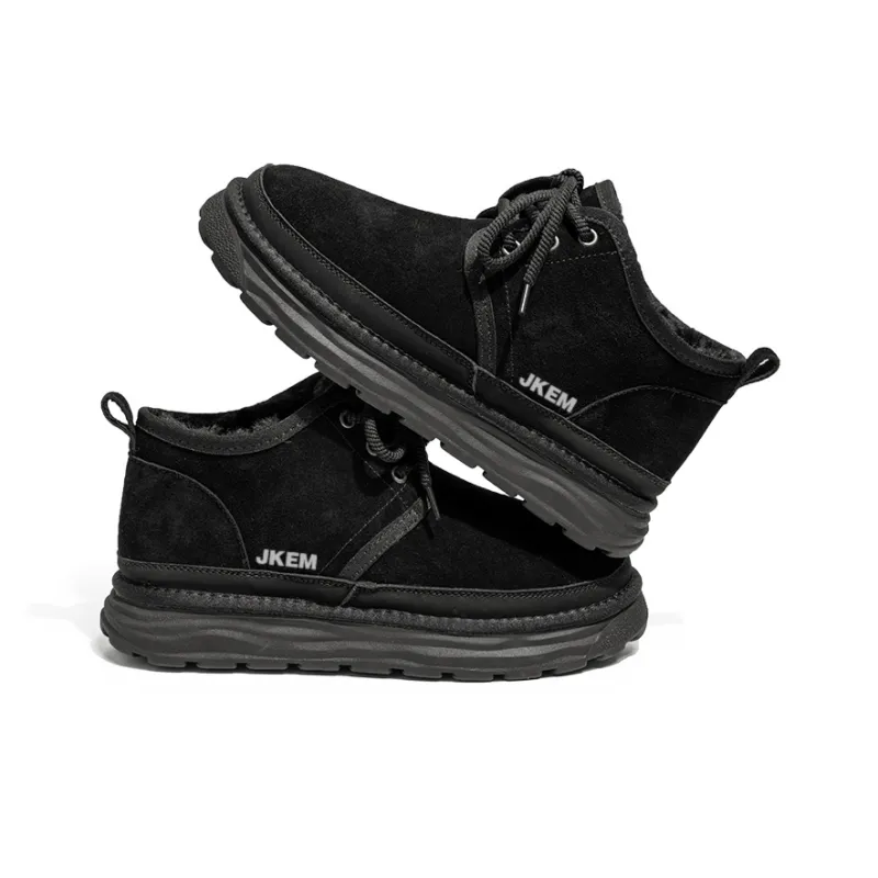 JKEM Abrasion Resistant Cushioning Slip Resistant Short Snow Boots Unisex-2