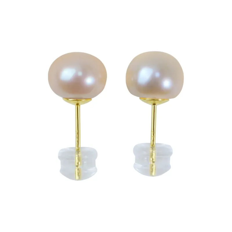 CFFRYY Pearl Stud Earrings Women's-1
