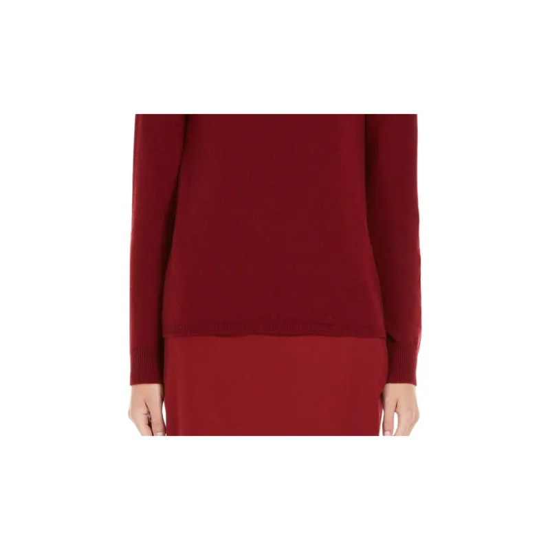 MaxMara Studio FW24 Sweater Women's Bordeaux Red-6