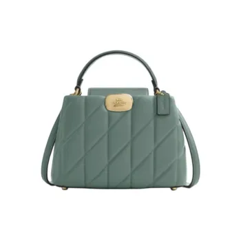 COACH Eliza Sheepskin Shoulder Bag Crossbody Bag Handbag Mini Women's Sage Green