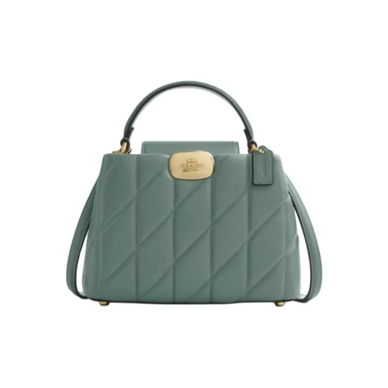 COACH Eliza Sheepskin Shoulder Bag Crossbody Bag Handbag Mini Women's Sage Green-0