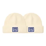 White Beanie+White Beanie