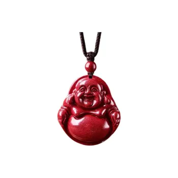 Zhen Yu Zhen Pin Cinnabar Necklaces Unisex
