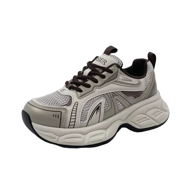 KAISER Height Increasing Low Top Chunky Sneakers Women's-7