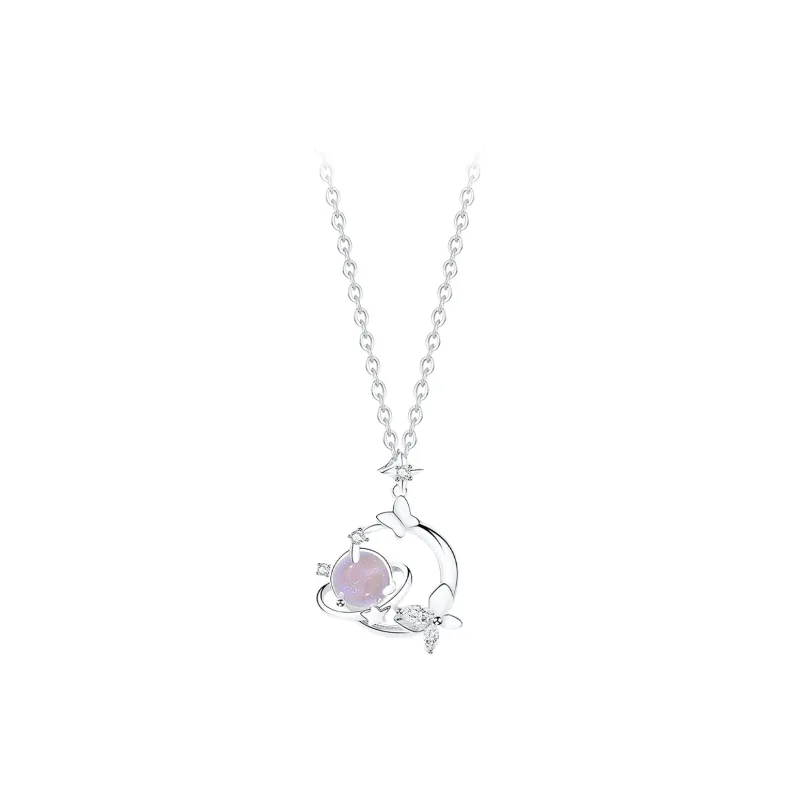 OSSINMI S925 Silver Necklaces Women's-0
