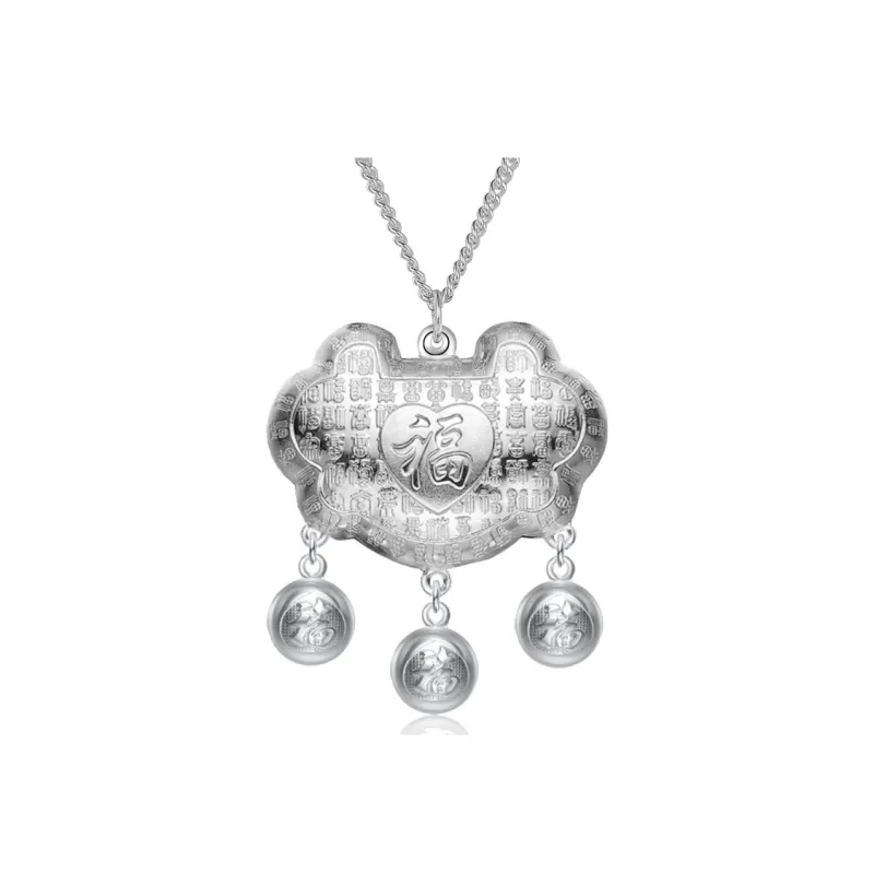 AITAO 999 Fine Silver Sterling Silver Necklaces Kids'-4