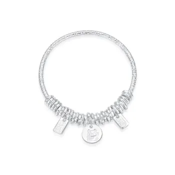 RURA S999 Fine Silver Bangles Women's Silver