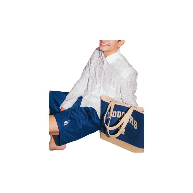 MLB Casual Shorts Men Marine Blue-3
