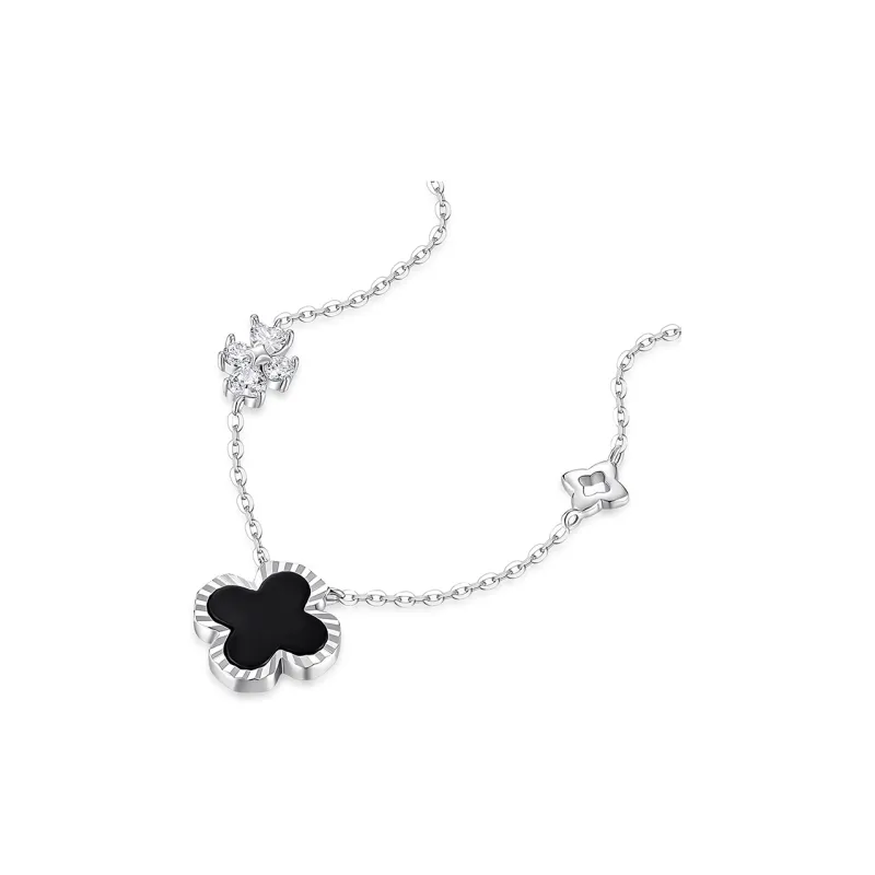 KADER Lucky Four Leaf Clover Series Jade Necklaces Women's-8