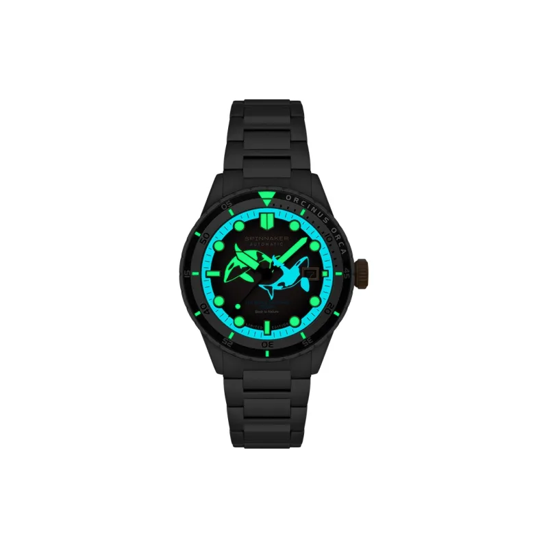 SPINNAKER Wrist Watch Automatic Mechanical Movement Coffee Watch Dial Men's Watches-2