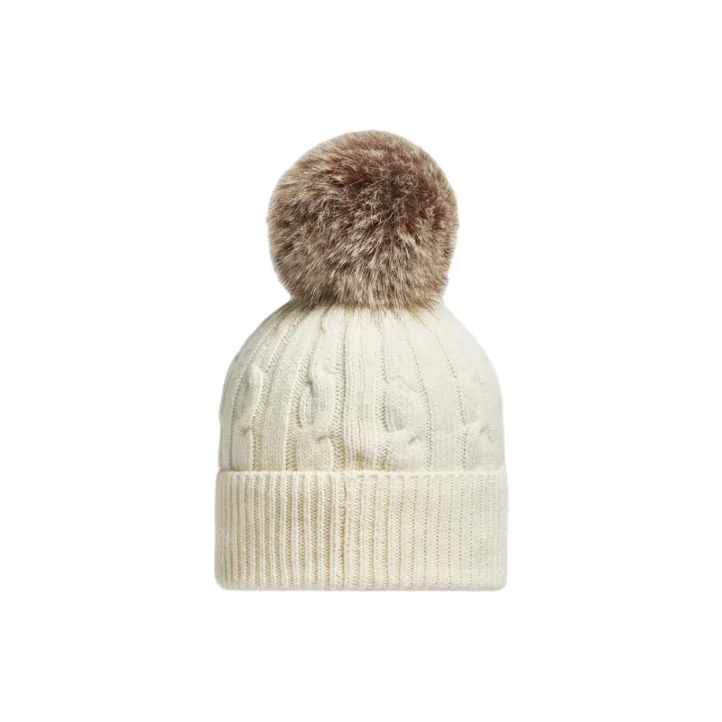 Moncler Logo Patch Pompom Detailed Beanie-1