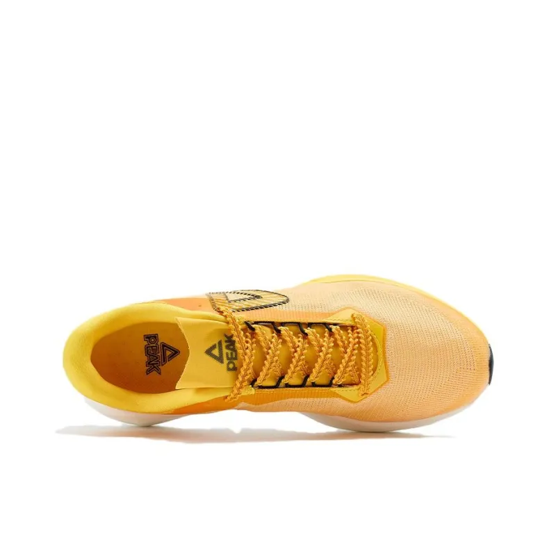 PEAK Cushioning, Slip Resistant, Abrasion Resistant, Rebound Low Top Running Shoes Men's Bright Yellow-2