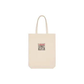 Vision Street Wear × Mark Oblow Canvas Canvas Bag Handbags Regular Unisex Ecru/Orange Red