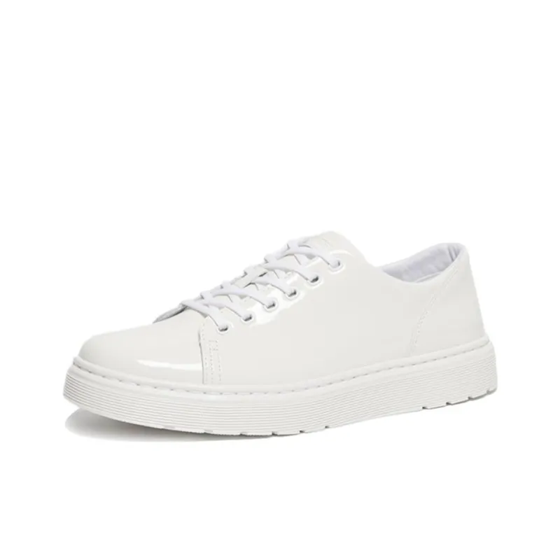Dr.Martens Dante Patent Impact-Resistant Quick-Drying Wear-Resistant Low-Top Skateboard Shoes Women's White-2