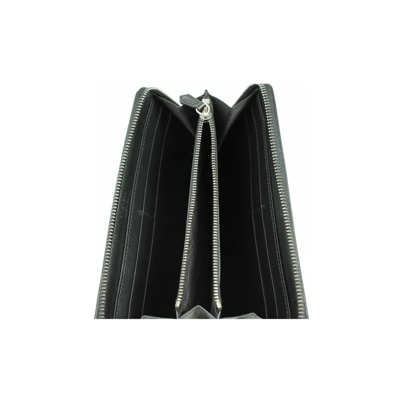 GIVENCHY Leather Wallet Men's Black-3