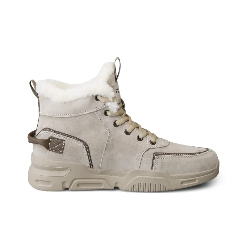 BECK Snow Boots Men Gray, Sand-7
