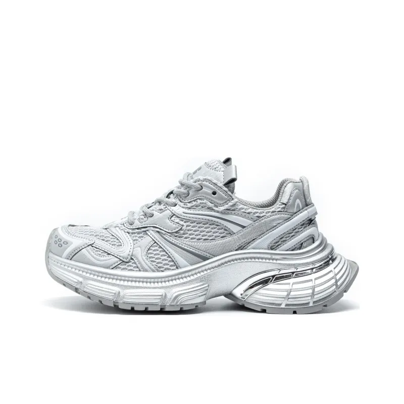BBMTR Cushioning Wear Resistant Breathable Coverage Balance Height Increasing Low Top Chunky Sneakers Women's-0