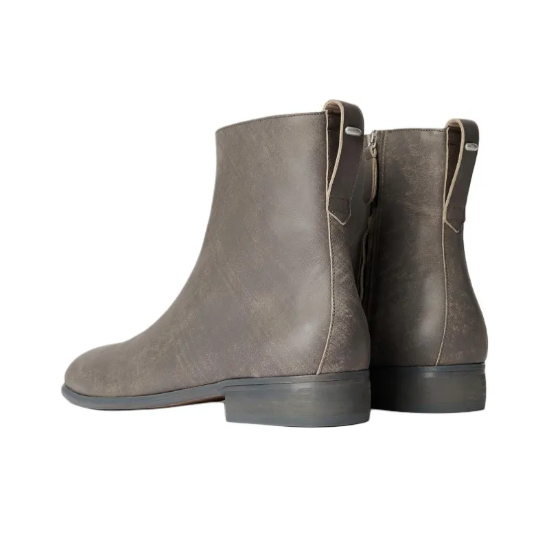 OUR LEGACY Michaelis Ankle Boots Unisex Dark Gray-4