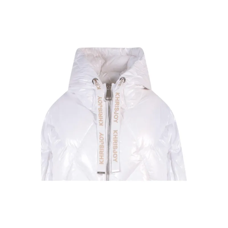 KHRISJOY Quilted Zip-Up Cropped Jacket-4